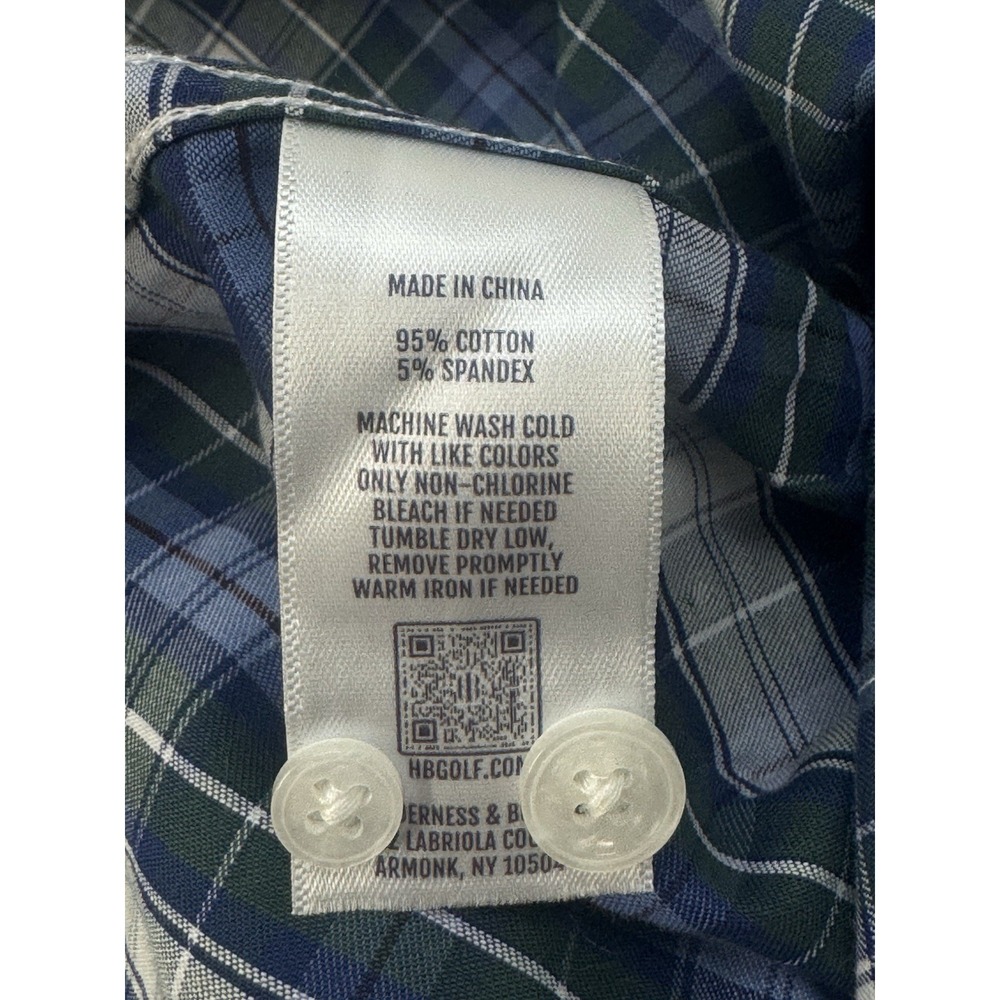 NWT Holderness & Bourne The Andrews Tailored Fit Button Down Shirt Blue MEDIUM - Picture 11 of 12